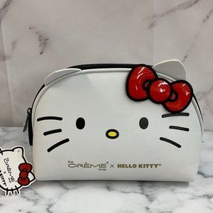 NWT The Crème Shop X Hello Kitty Cosmetic Bag